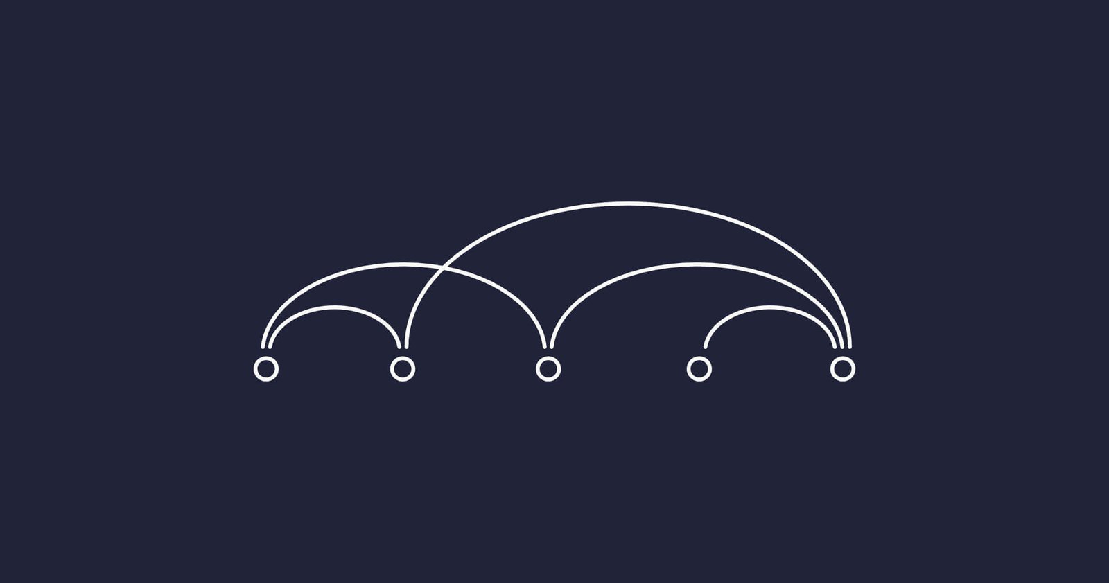 An abstract representation of an NLP dependency graph